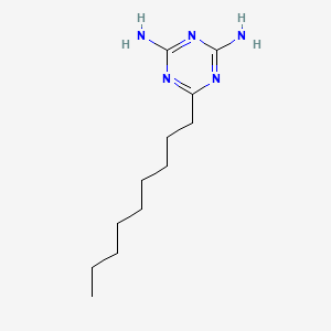 Molecular structure of 2,4-Diamino-6-nonyl-1,3,5-triazine