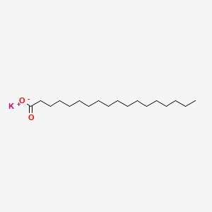 Molecular structure of Potassium stearate