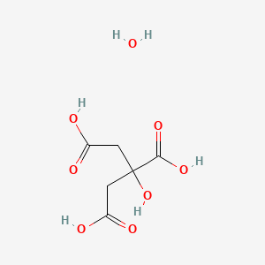 Molecular structure of Citric acid monohydrate