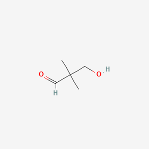 Molecular structure of 3-Hydroxy-2,2-dimethylpropanal