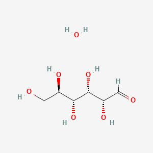 Molecular structure of D-Glucose monohydrate