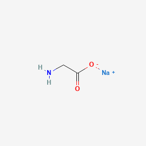 Molecular structure of Glycine sodium salt