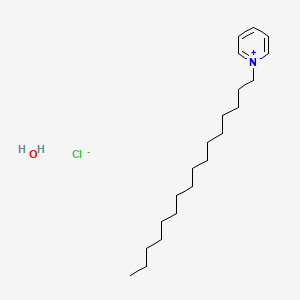 Molecular structure of Cetylpyridinium chloride monohydrate