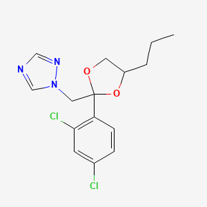 Molecular structure of Propiconazole