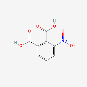 Molecular structure of 3-Nitrophthalic acid