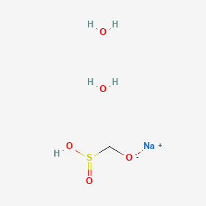 Molecular structure of Sodium formaldehydesulfoxylate dihydrate