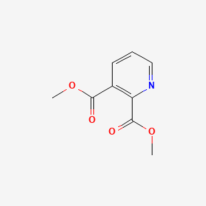 Molecular structure of 2,3-Pyridinedicarboxylic acid dimethyl ester