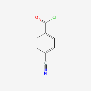 Molecular structure of 4-Cyanobenzoyl chloride