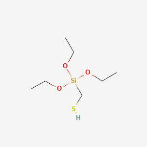 Molecular structure of 1-(Triethoxysilyl)methanethiol