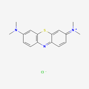 Molecular structure of Basic Blue 9
