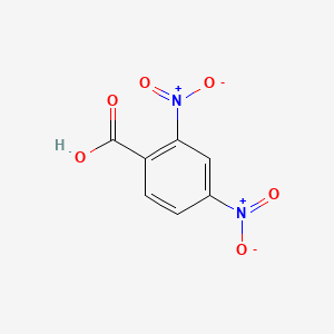 Molecular structure of 2,4-Dinitrobenzoic acid
