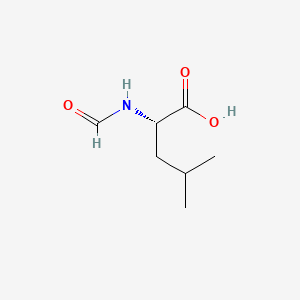 Molecular structure of N-Formyl-L-leucine