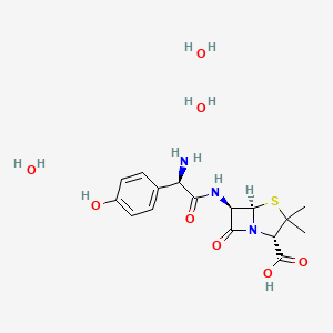 Molecular structure of Amoxicillin trihydrate