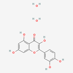 Molecular structure of Quercetin dihydrate