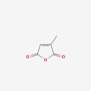 Molecular structure of Citraconic anhydride