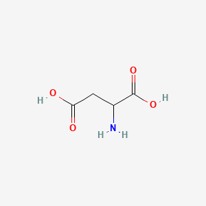 Molecular structure of DL-Aspartic acid