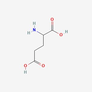 Molecular structure of DL-Glutamic acid
