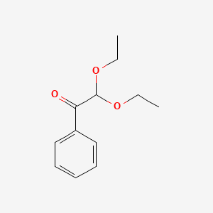 Molecular structure of 2,2-Diethoxyacetophenone