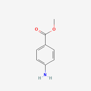 Molecular structure of Methyl 4-aminobenzoate