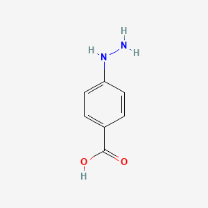 Molecular structure of 4-Hydrazinobenzoic acid
