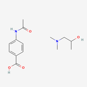 Molecular structure of Dimepranol Acedoben