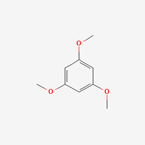 Molecular structure of 1,3,5-Trimethoxybenzene