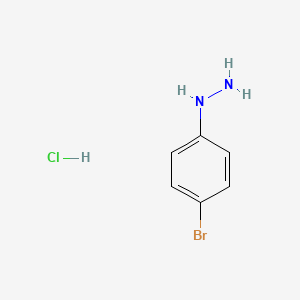 Molecular structure of 4-Bromophenylhydrazine hydrochloride