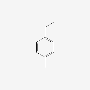 Molecular structure of 4-Ethyltoluene
