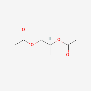 Molecular structure of Propylene glycol diacetate
