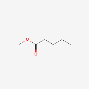 Molecular structure of Methyl valerate