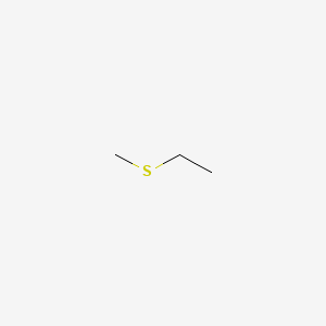 Molecular structure of Methylthioethane