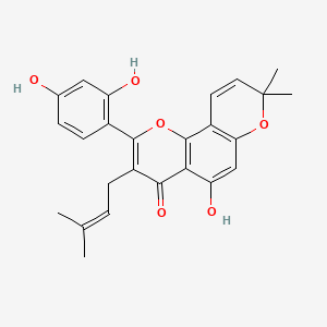 Molecular structure of Morusin