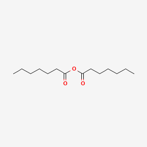 Molecular structure of Heptanoic anhydride
