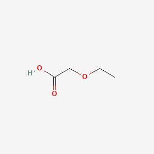 Molecular structure of Ethoxyacetic acid