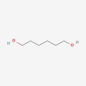 Molecular structure of 1,6-Hexanediol