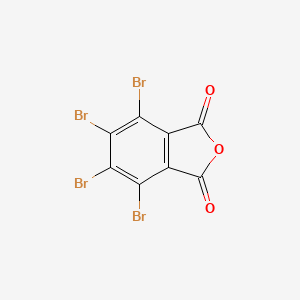 Molecular structure of Tetrabromophthalic anhydride