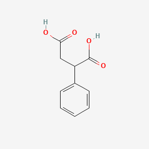 Molecular structure of DL-Phenylsuccinic acid