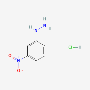Molecular structure of 3-Nitrophenylhydrazine hydrochloride