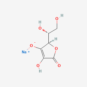 Molecular structure of Sodium erythorbate