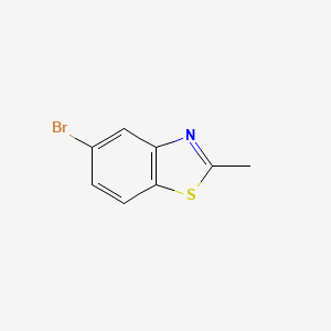 Molecular structure of 5-Bromo-2-methylbenzothiazole