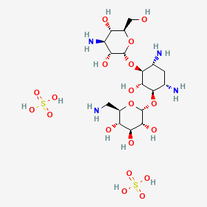 Molecular structure of Canamycin A disulfate