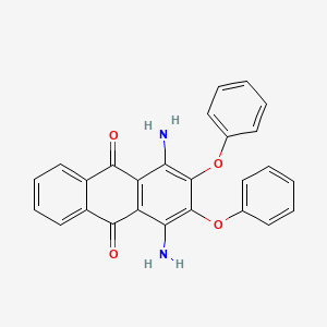 Molecular structure of Disperse Violet 26
