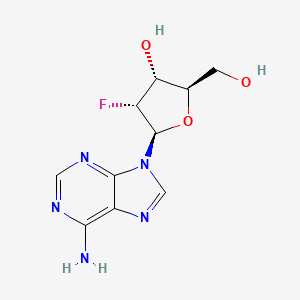 Molecular structure of 2-Fluoro-2-deoxyadenosine