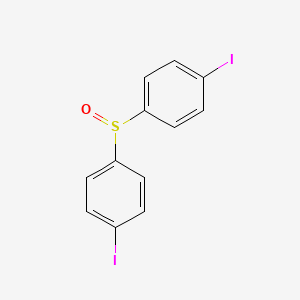 Molecular structure of 4,4-Sulfinylbis(Iodobenzene)