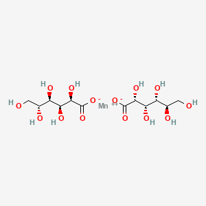 Molecular structure of Manganese gluconate
