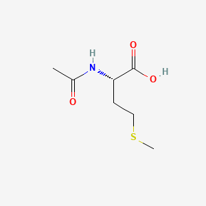 Molecular structure of N-Acetyl-L-methionine