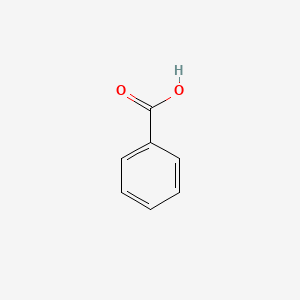 Molecular structure of Benzoic acid