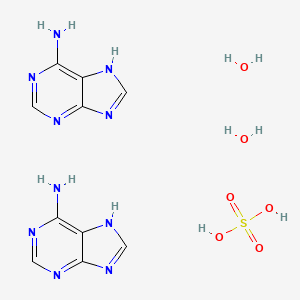 Molecular structure of Adenine Sulfate Dihydrate