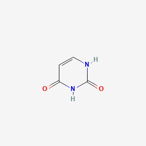 Molecular structure of Uracil