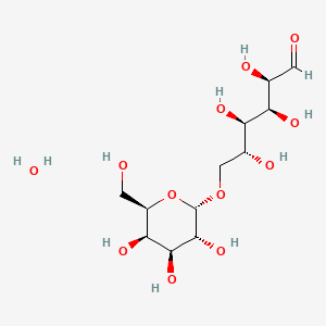 Molecular structure of D(+)-Melibiose monohydrate